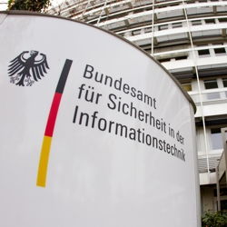 Eingang Gebäude BSI (Bundesamt für Sicherheit in der Informationstechnik)